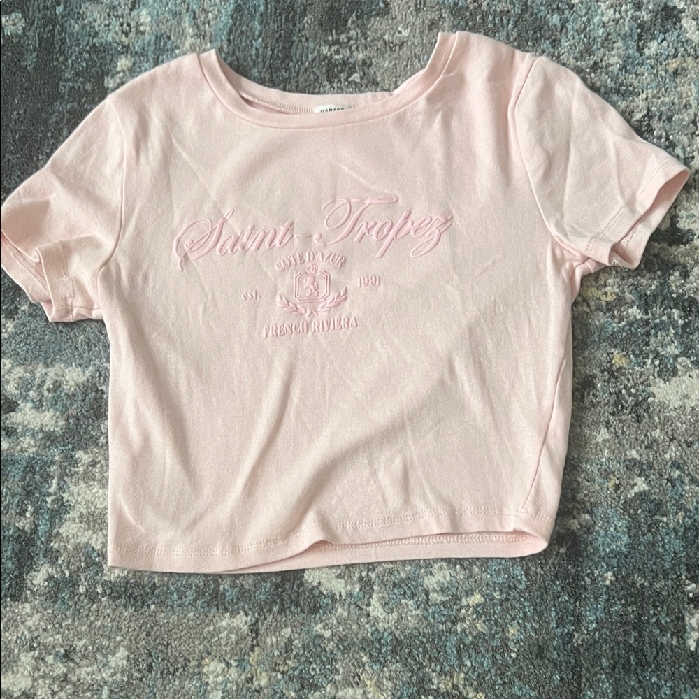 Garage Pink Short Sleeve Tee